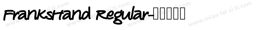 FranksHand Regular字体转换